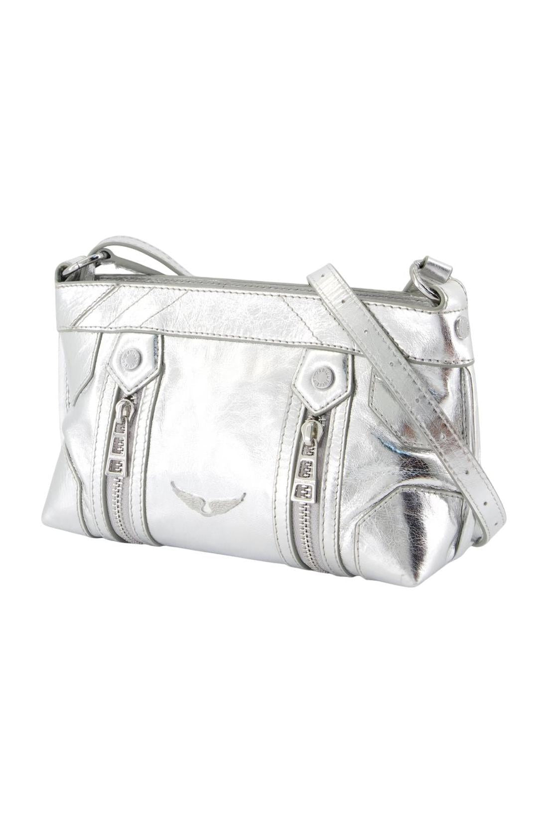 Sunny Mood Schultertasche - Zadig & Voltaire - Leder - Silber
