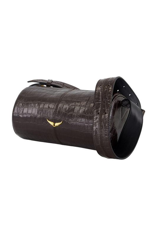 Le Doudou Schultertasche - Zadig & Voltaire - Leder - Braun