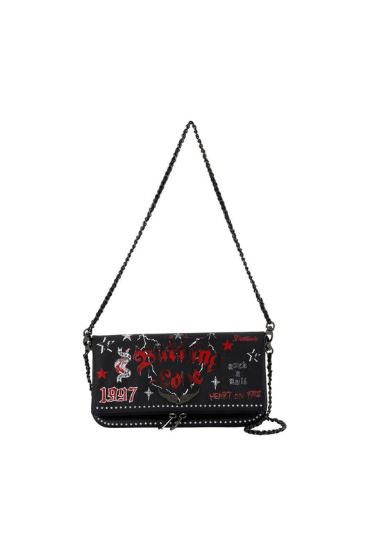 Wallet On Chain Rock - Zadig & Voltaire - Leder - Schwarz