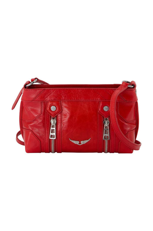 Sunny Mood Schultertasche - Zadig & Voltaire - Leder - Rot