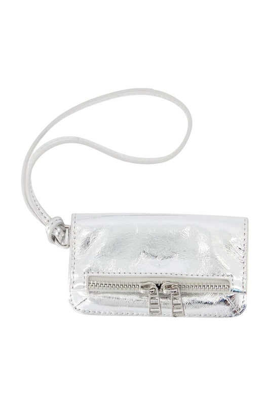 Rock Keyring Kartenhalter - Zadig & Voltaire - Leder - Silber