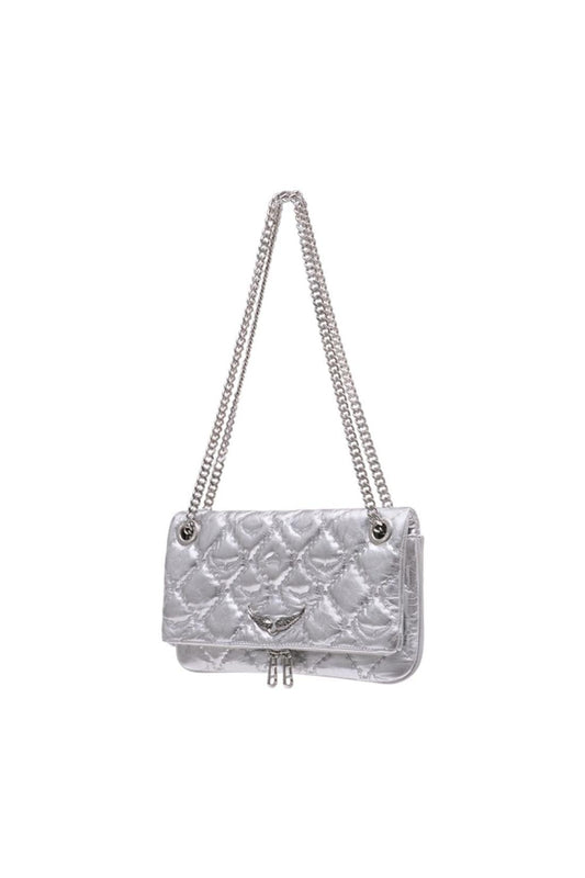 Wallet On Chain Rock Ii - Zadig & Voltaire - Leder - Silber