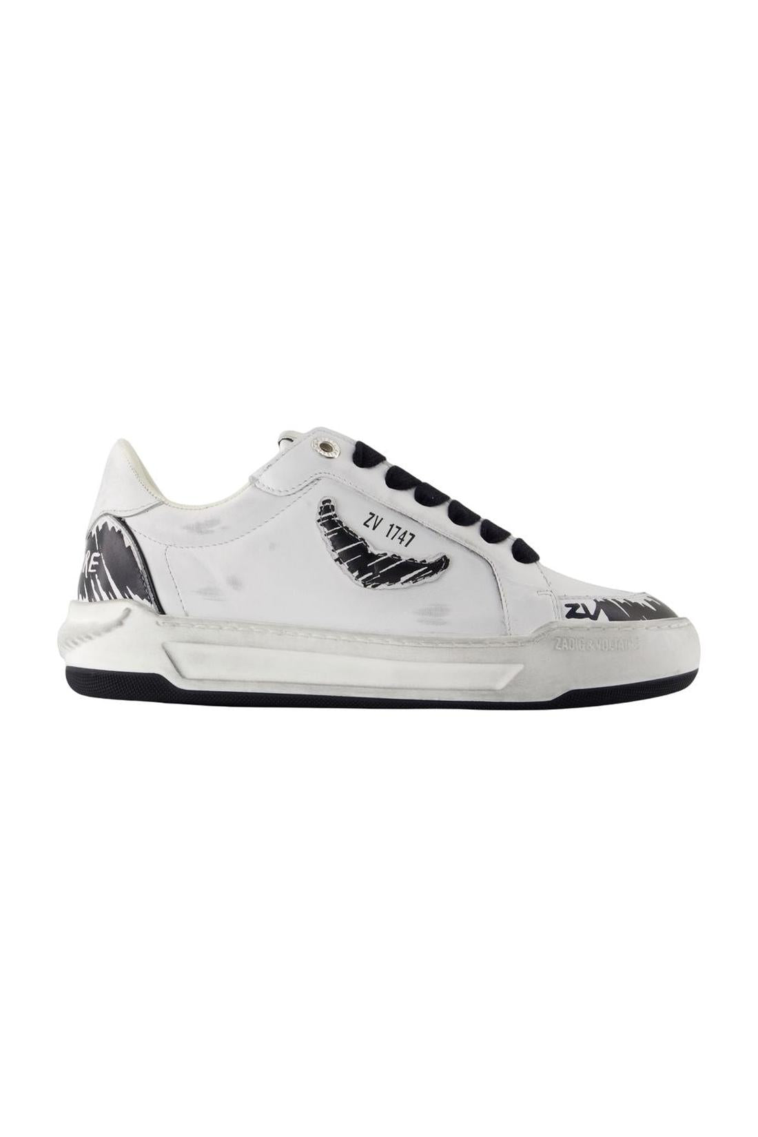 Fly Wings Sneakers - Zadig & Voltaire - Leder - Weiß