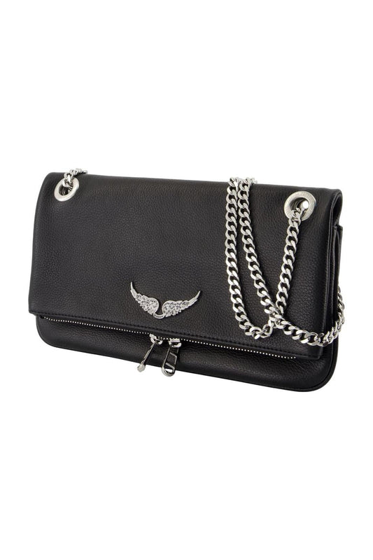 Wallet On Chain Rock Ii - Zadig & Voltaire - Leder - Schwarz