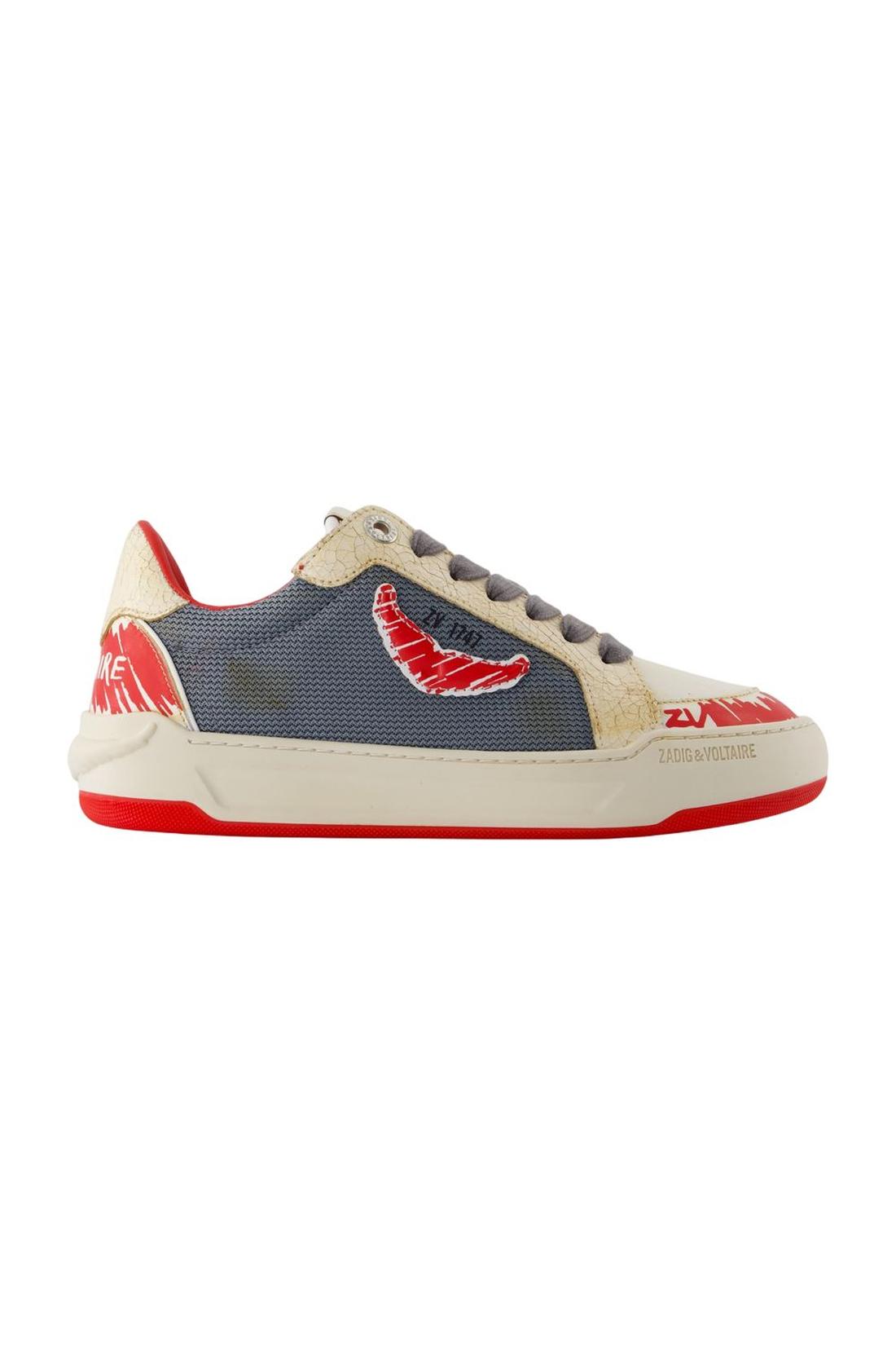 Sneakers Fly Wings - Zadig & Voltaire - Leder - Rot