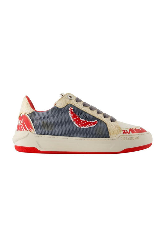Sneakers Fly Wings - Zadig & Voltaire - Leder - Rot