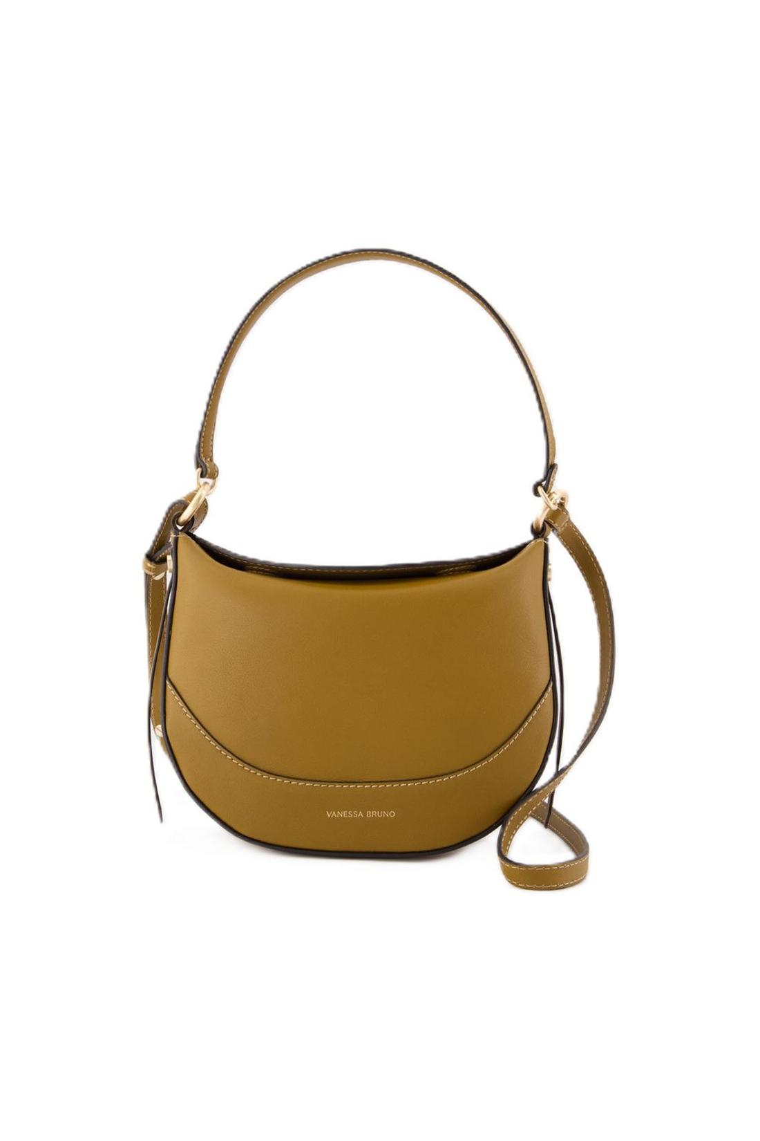 Mini Daily Bag Schultertasche - Vanessa Bruno - Leder - Braun