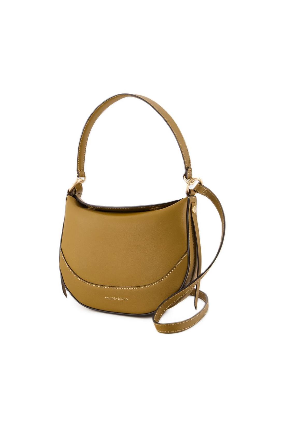 Mini Daily Bag Schultertasche - Vanessa Bruno - Leder - Braun