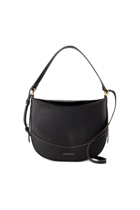Handtasche Daily Mm - Vanessa Bruno - Leder - Schwarz