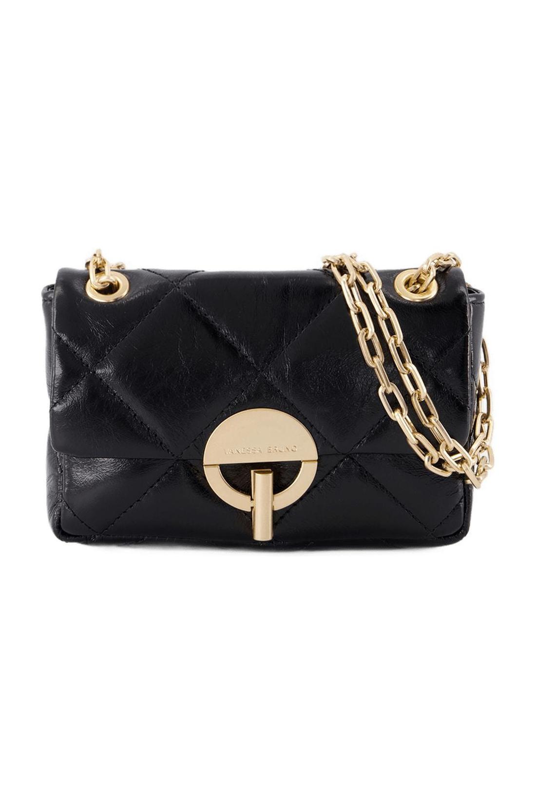 Nano Moon Handtasche - Vanessa Bruno - Leder - Schwarz