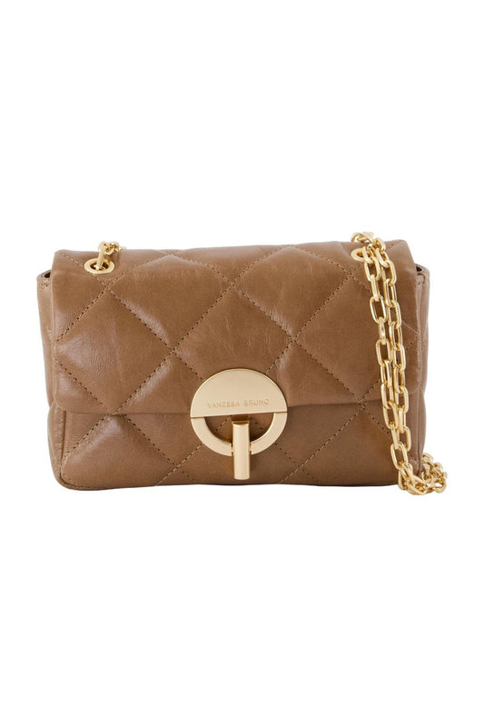 Moon Medium Schultertasche - Vanessa Bruno - Leder - Braun