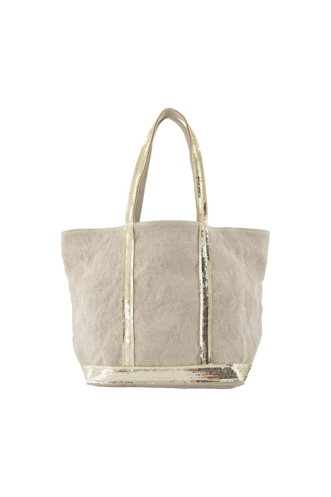 Cabas M Zipper - Vanessa Bruno - Leinen - Neutral