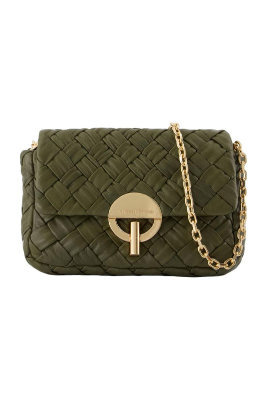 Nano Moon Schultertasche - Vanessa Bruno - Leder - Braun