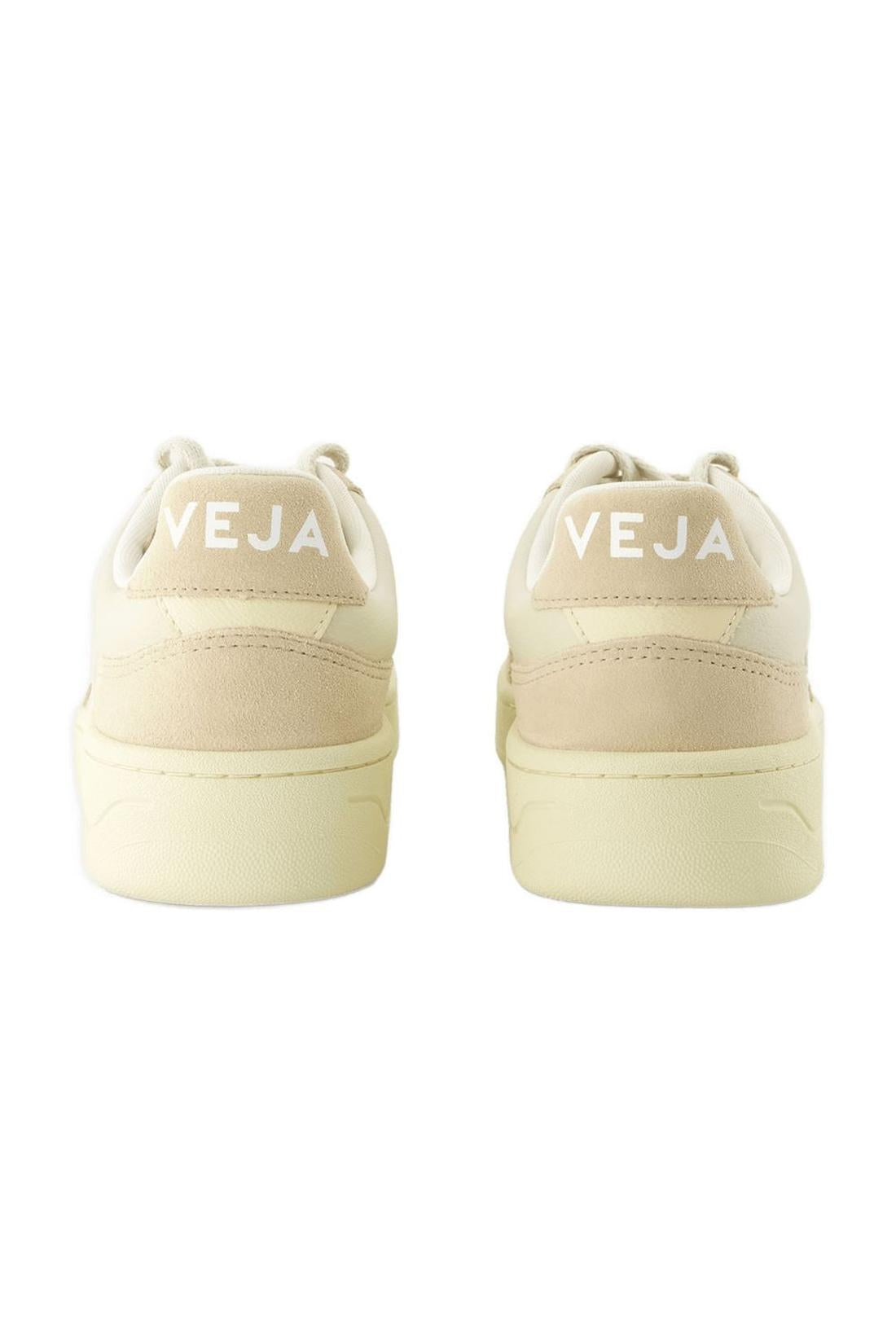 Sneakers V-90 - Veja - Leder - Beige