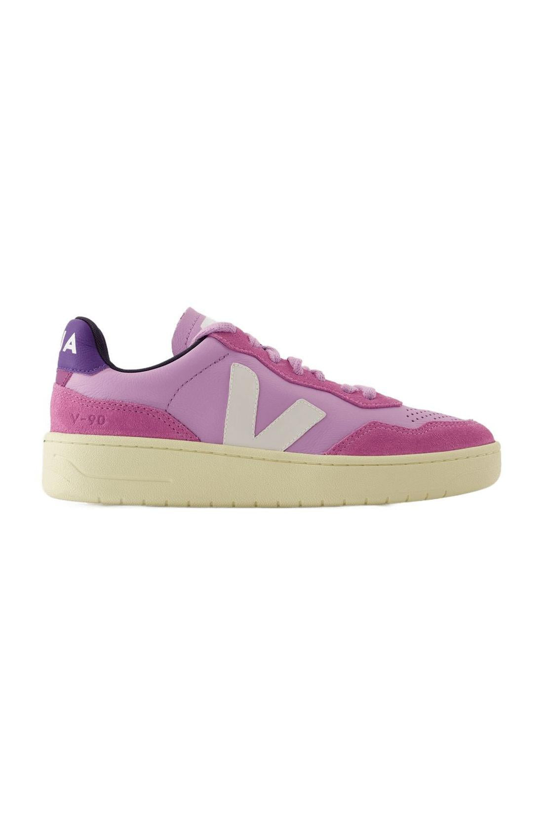Sneakers V-90 - Veja - Leder - Pink