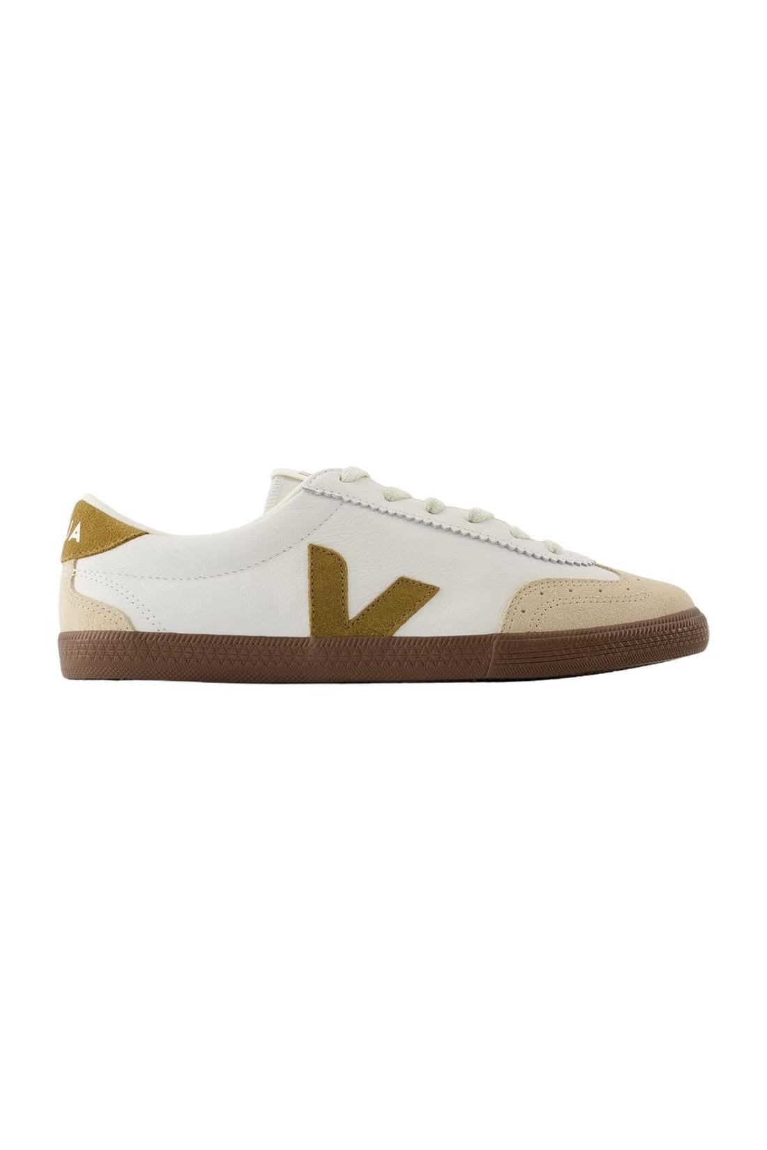 Volleyball Sneakers - Veja - Leder - Weiß