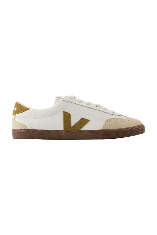 Volleyball Sneakers - Veja - Leder - Weiß