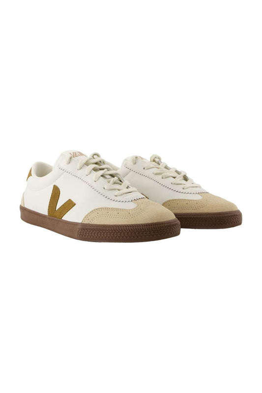Volleyball Sneakers - Veja - Leder - Weiß