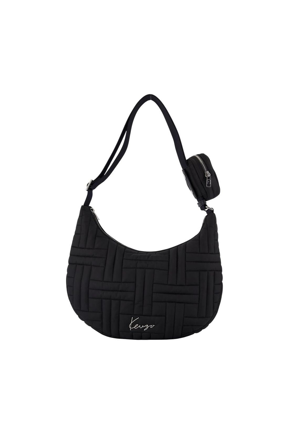 Crossbody Bag Schultertasche - Kenzo - Nylon - Schwarz