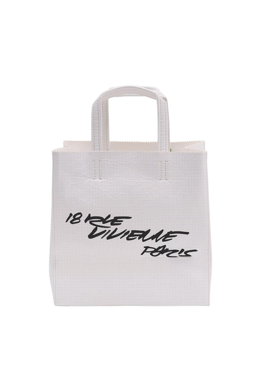 Einkaufstasche Small - Kenzo - Leder - Weiß