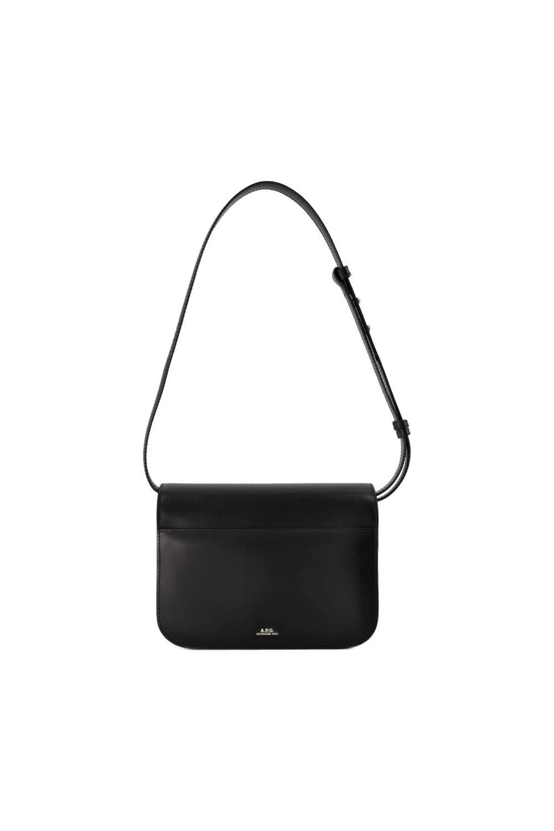 Astra Small Schultertasche - A.P.C - Leder - Schwarz