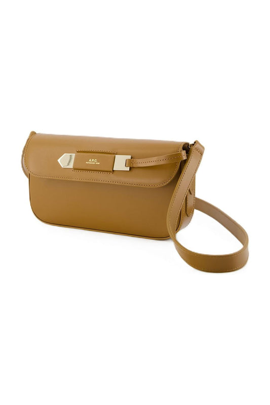 Charlotte Hobo Bag - A.P.C - Leder - Braun