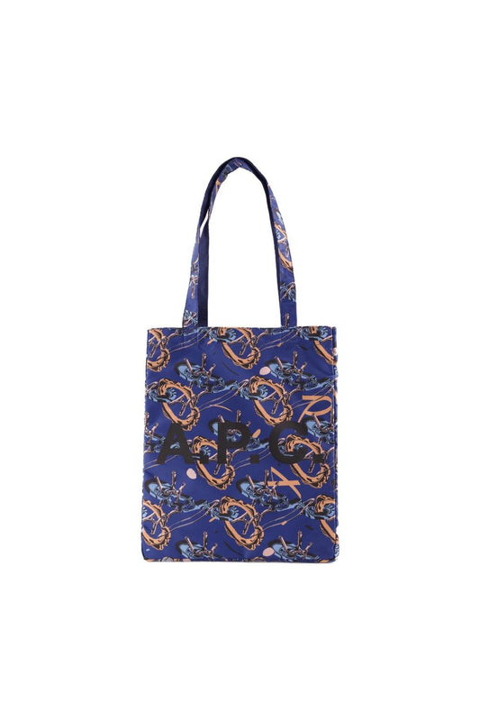 Cabas Lou Reversible - A.P.C. - Synthetik - Blau