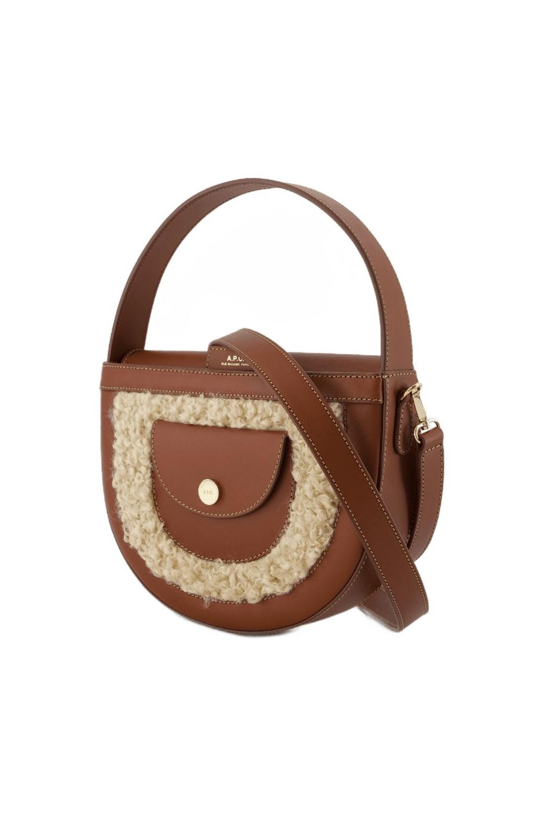 Pocket Small Schultertasche - A.P.C. - Synthetik - Haselnussbraun