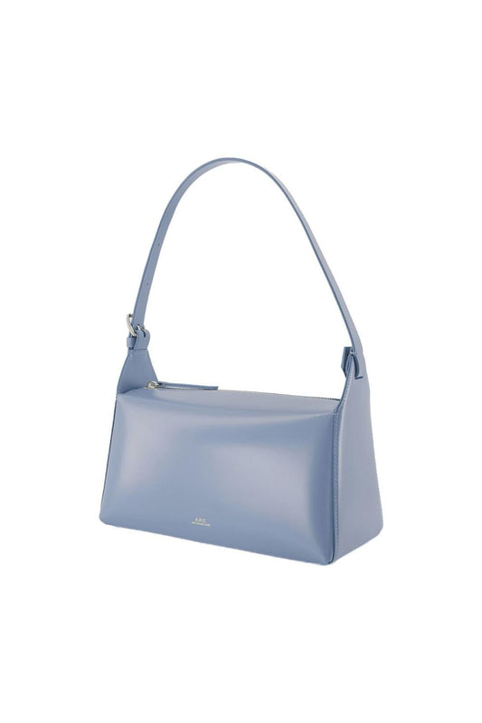 Virginie Schultertasche - A.P.C. - Leder - Blau
