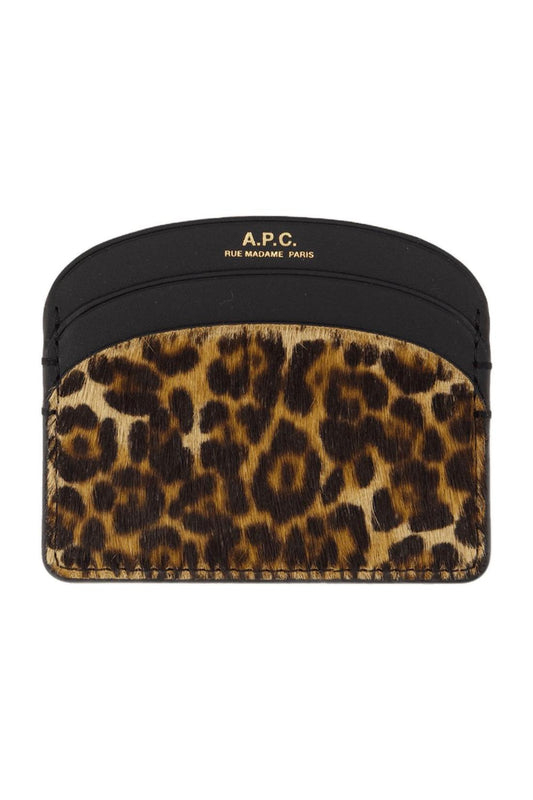 Kartenhalter - A.P.C. - Leder - bedruckt