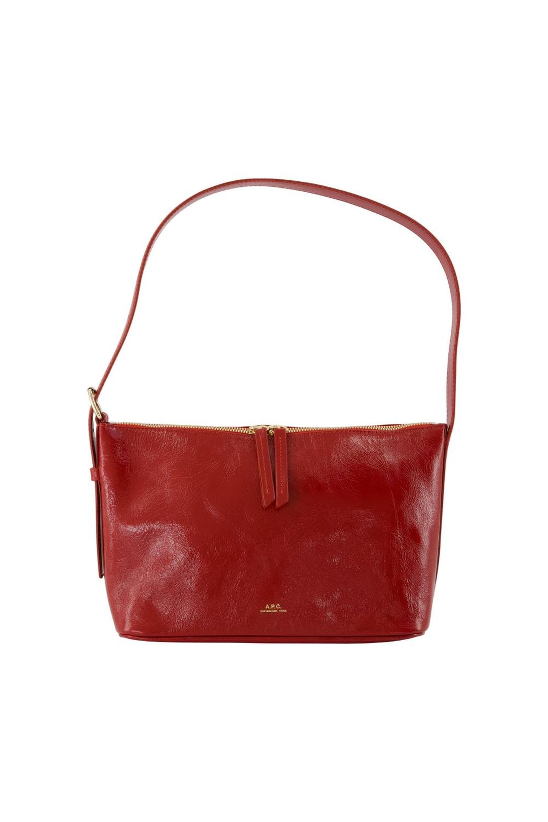 Schultertasche Vera - A.P.C. - Leder - Rot