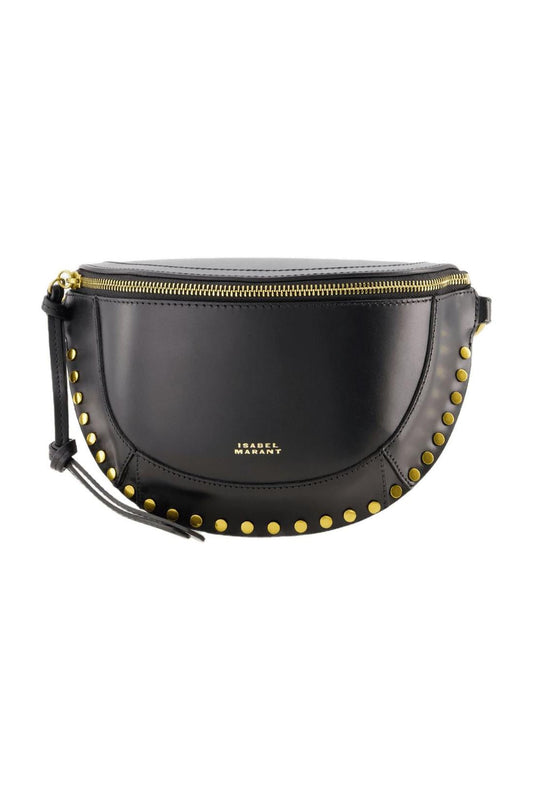 Skano Gd Schultertasche - Isabel Marant - Leder - Schwarz