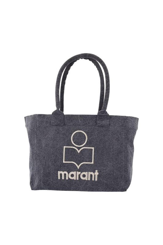 Cabas Yenky Zipped Gz - Isabel Marant - Baumwolle - Schwarz verwaschen