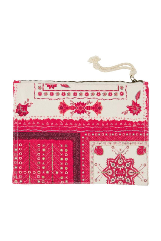 Netia Ge Clutch - Isabel Marant - Baumwolle - Rot
