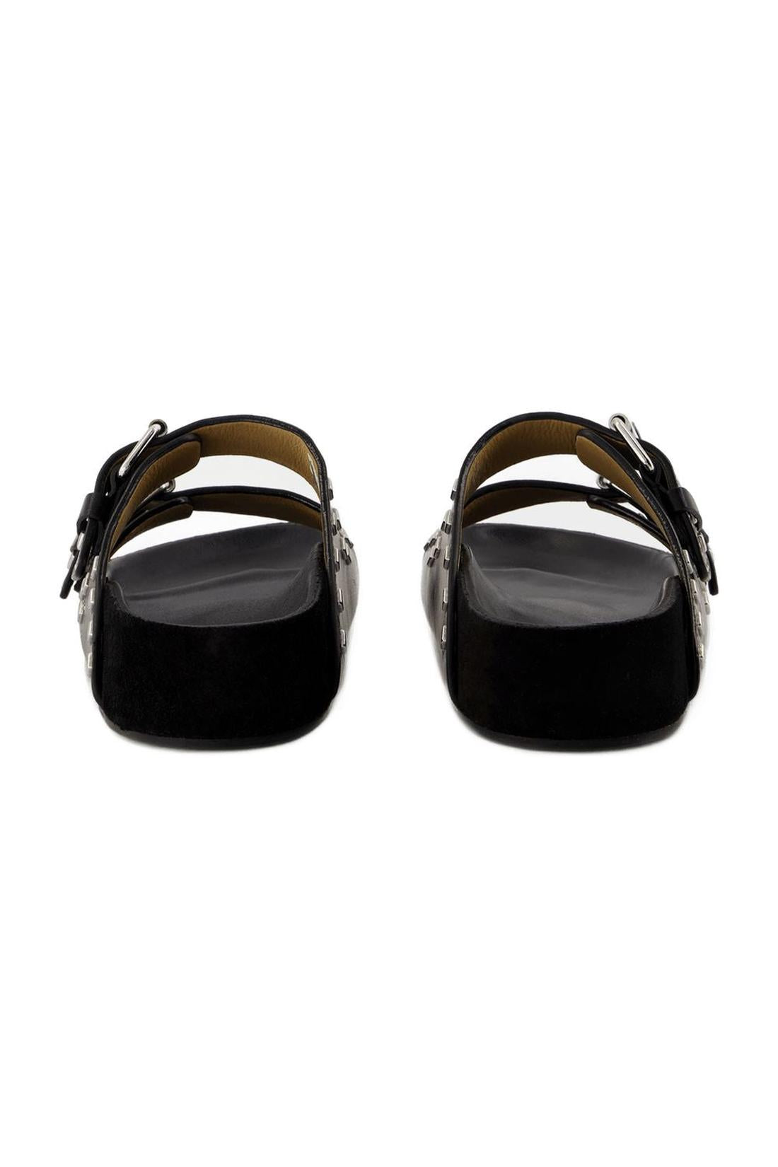 Lennyo Gb Sandalen - Isabel Marant - Leder - Schwarz