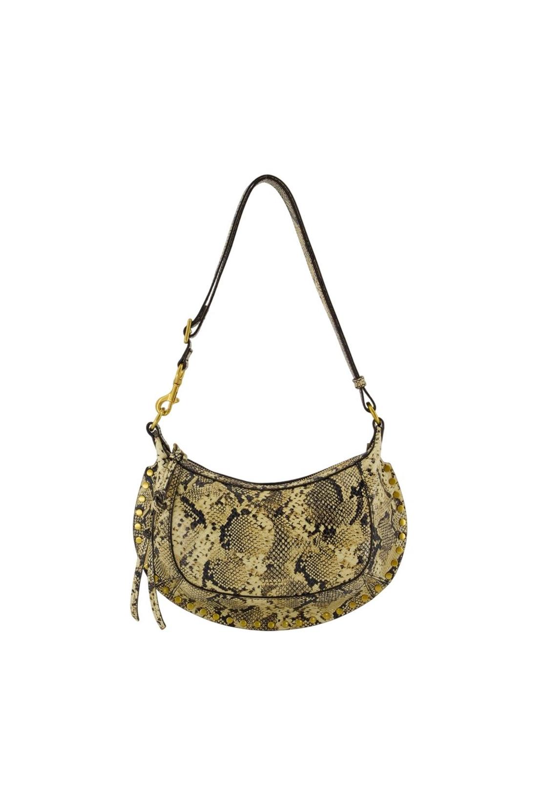 Oskan Moon Gb Schultertasche - Isabel Marant - Leder - Beige