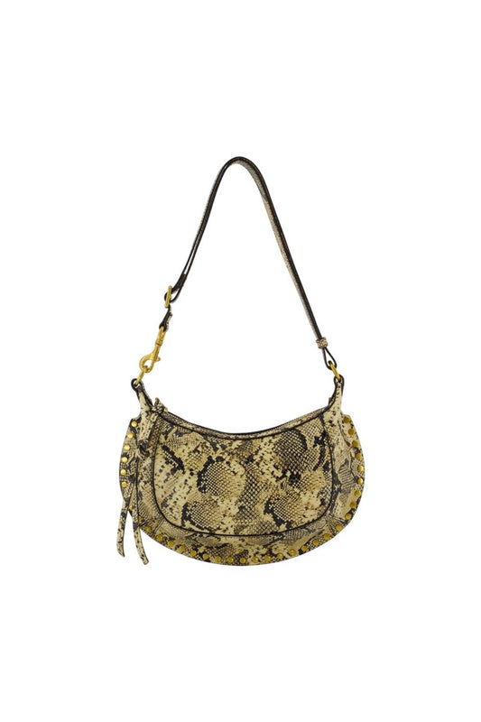 Oskan Moon Gb Schultertasche - Isabel Marant - Leder - Beige