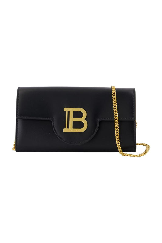 Wallet On Chain B-Buzz - Balmain - Leder - Schwarz
