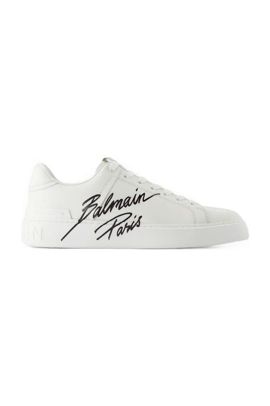 Sneakers B-Court - Balmain - Leder - Weiß