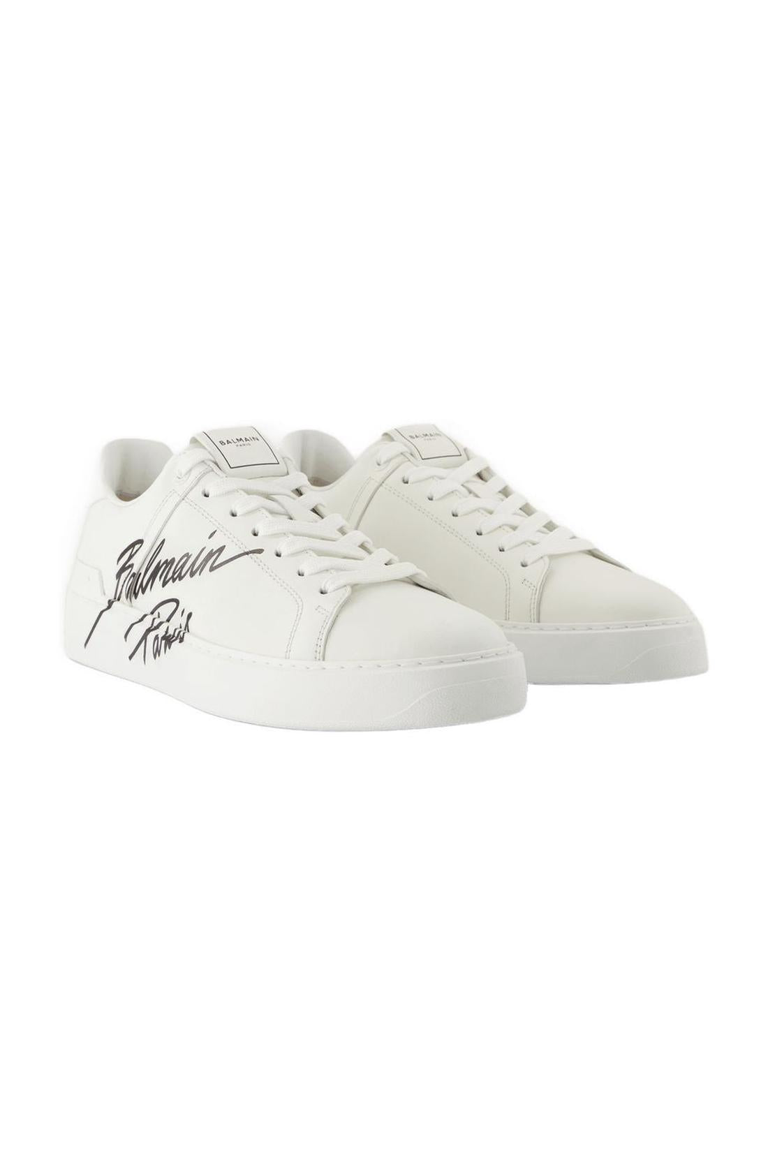 Sneakers B-Court - Balmain - Leder - Weiß