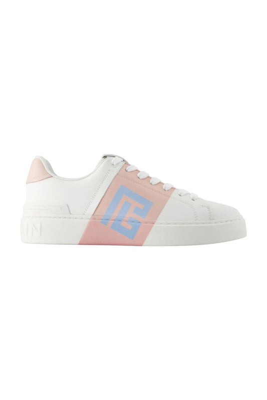 Sneakers B-Court - Balmain - Leder - Pink