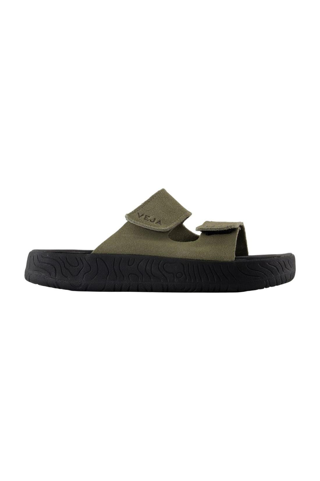Etna Sandalen - Veja - Leder - Khaki