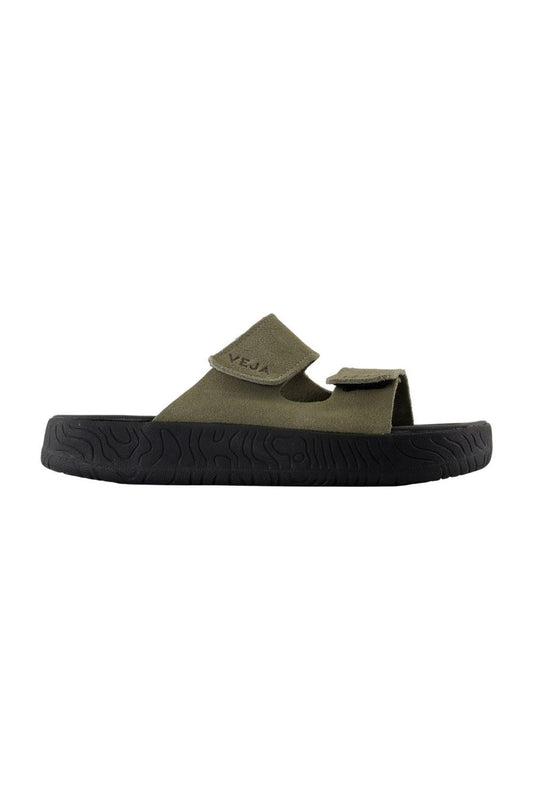 Etna Sandalen - Veja - Leder - Khaki