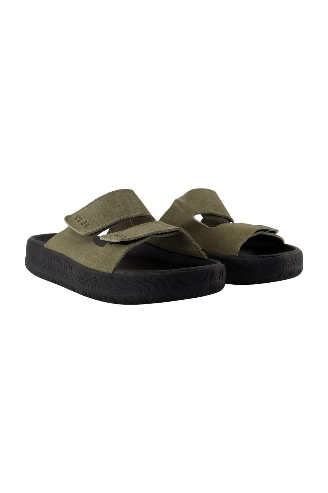 Etna Sandalen - Veja - Leder - Khaki