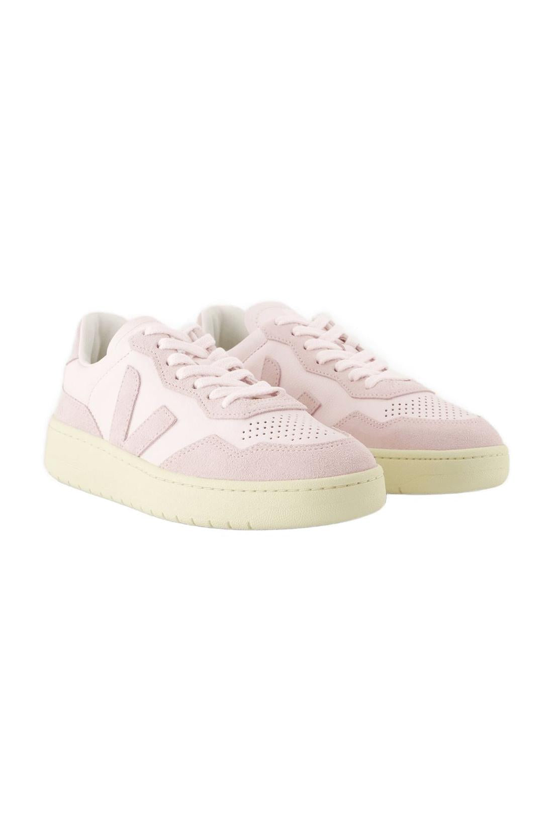 Sneakers V 90 - Veja - Leder - Pink