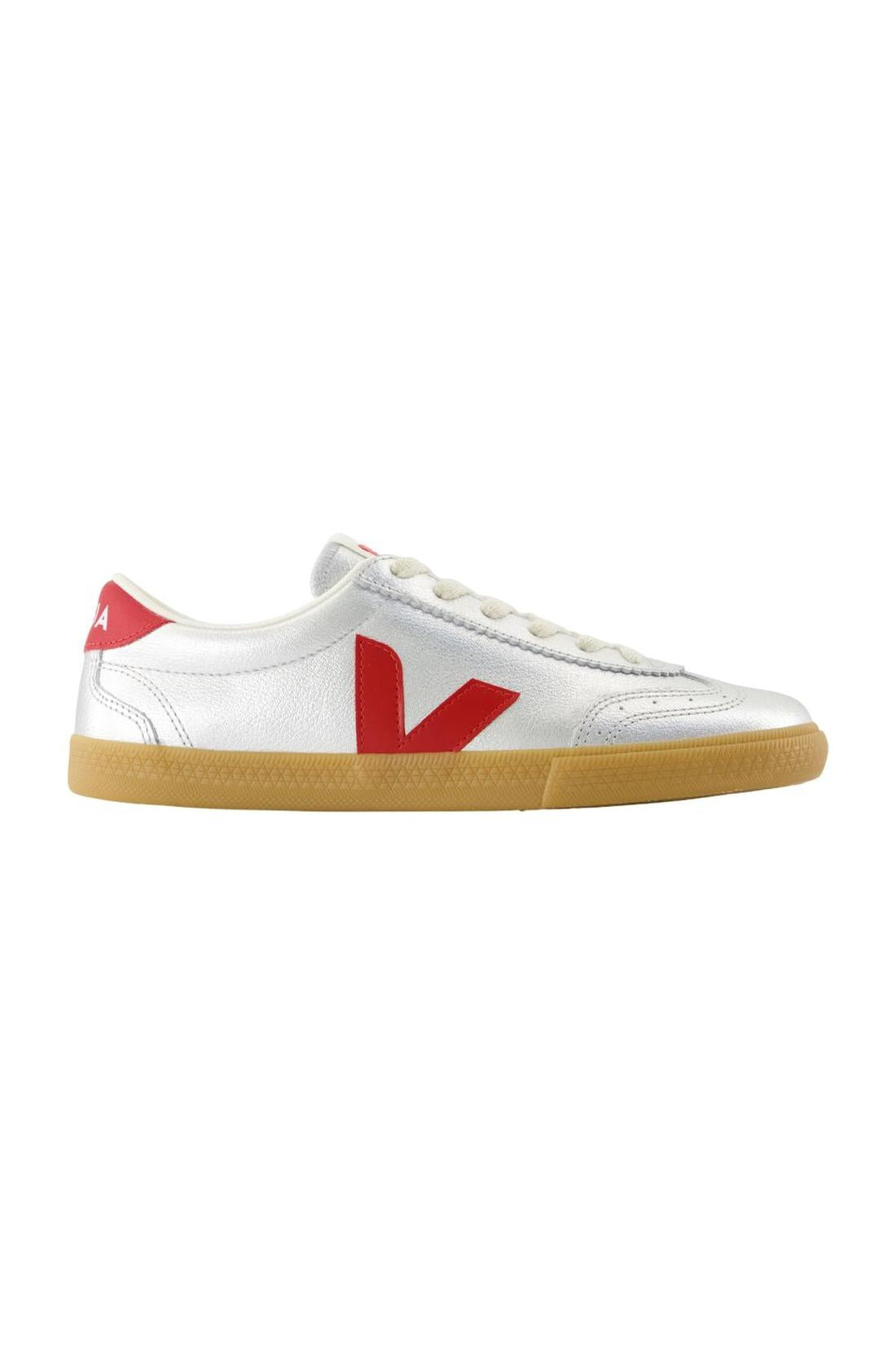 Volleyball Sneakers - Veja - Leder - Silber