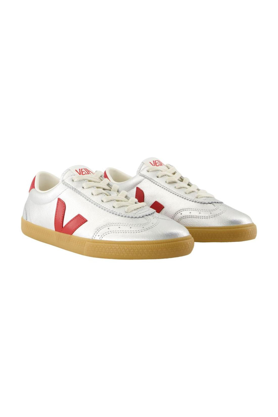Volleyball Sneakers - Veja - Leder - Silber