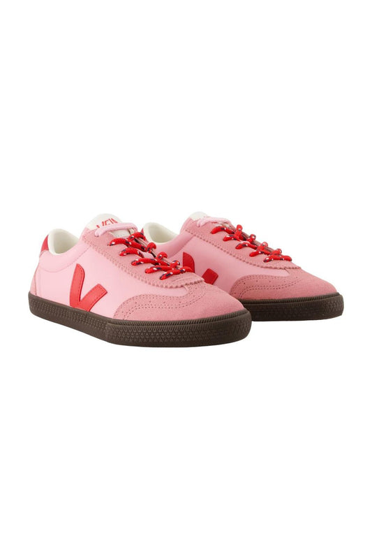 Volleyball Sneakers - Veja - Leder - Pink