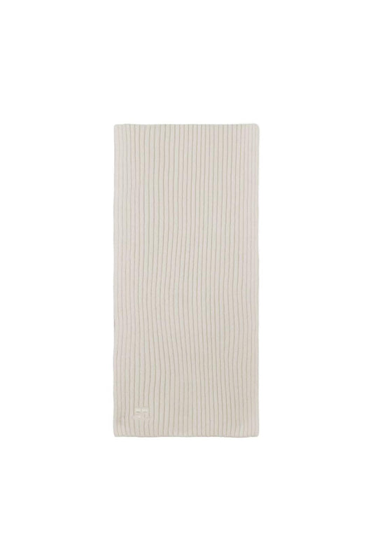 Ac Ribbed Schal - Courreges - Wolle - Neutral