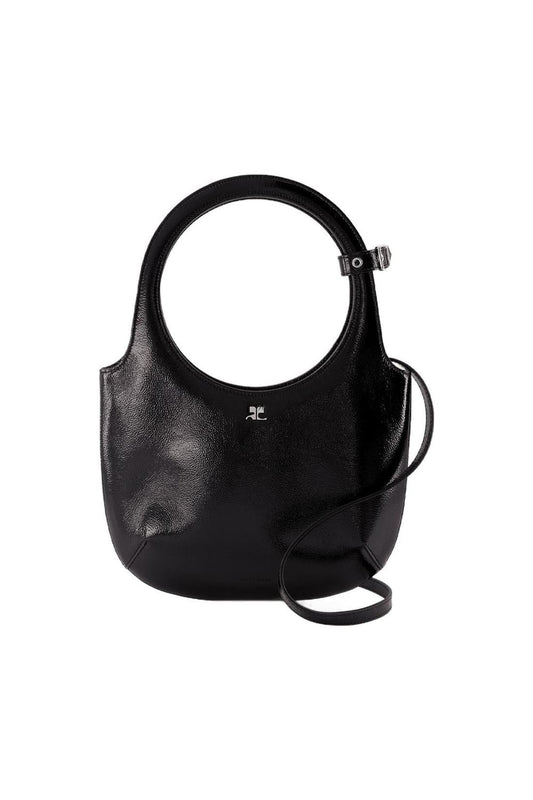 Holy Handtasche - Courreges - Leder - Schwarz